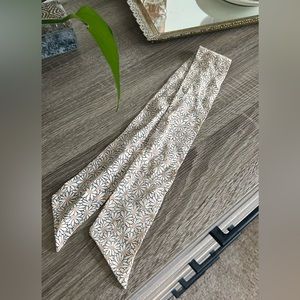 Madewell Pink and White Floral Scarf - One Size